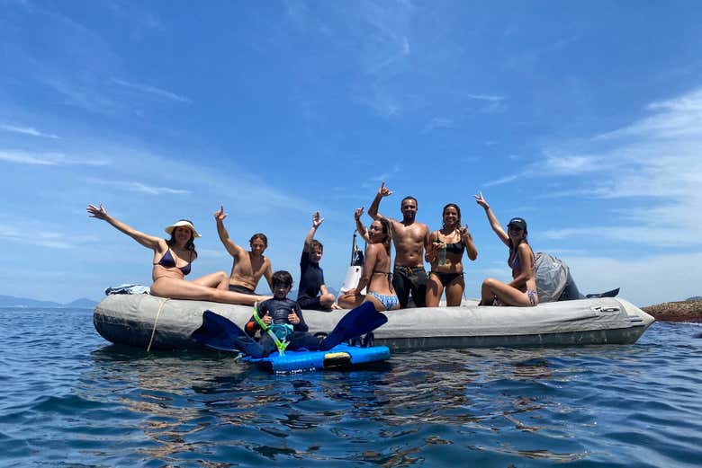 Paseo en lancha por las islas Tijuca