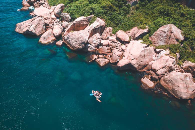 Paseo en lancha por las islas Tijuca