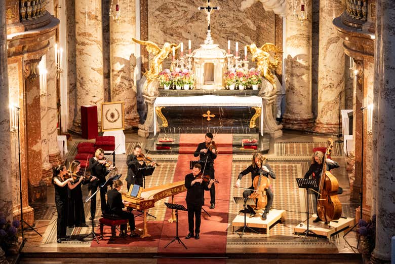 Concierto de Vivaldi en la iglesia de San Carlos Borromeo