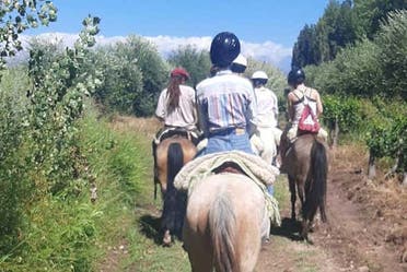 Paseo a caballo por Lunlunta