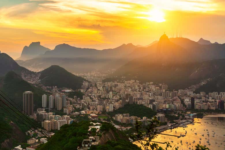 Atardecer en el Pan de Azúcar + Tour por Río y el Cristo Redentor