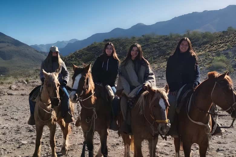 Paseo a caballo por la estancia Las Hermosas + Asado argentino