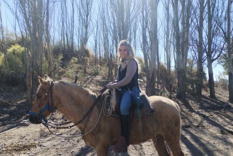 Paseo a caballo por la estancia Las Hermosas + Asado argentino