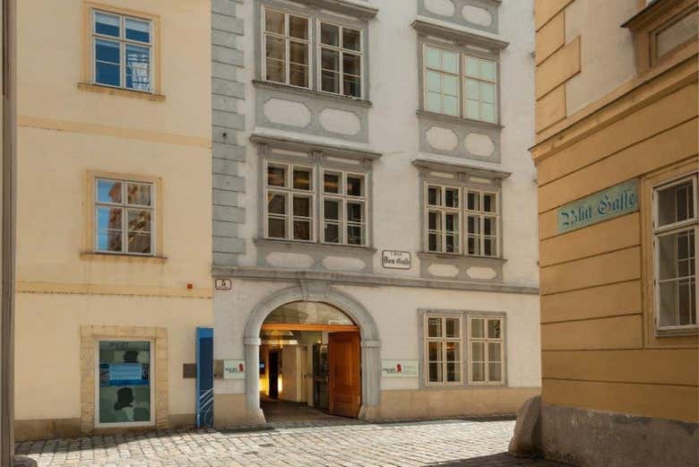 Entrada a la Casa Museo de Mozart