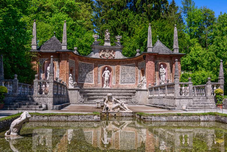 Barco al Palacio de Hellbrunn + Juegos de agua
