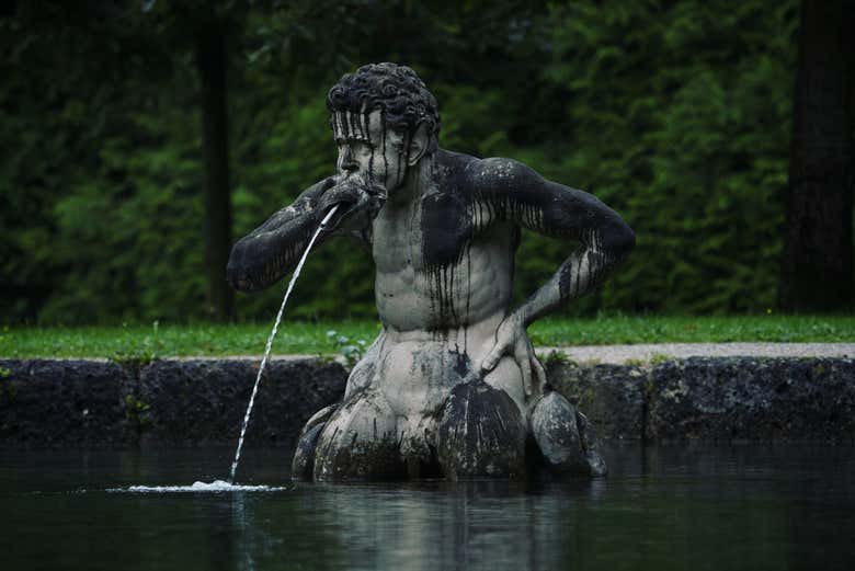 Barco al Palacio de Hellbrunn + Juegos de agua