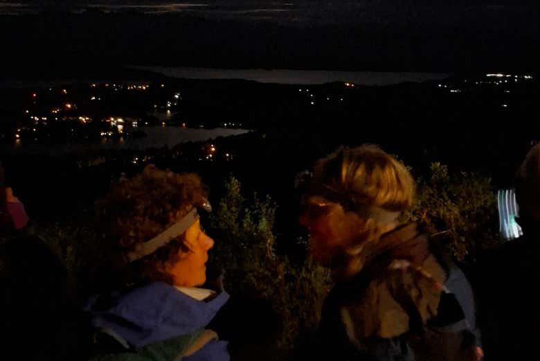 Trekking nocturno por el Cerro López