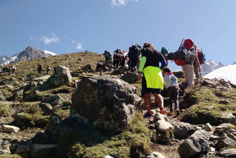 Trekking al campamento Las Veguitas del Cordón del Plata