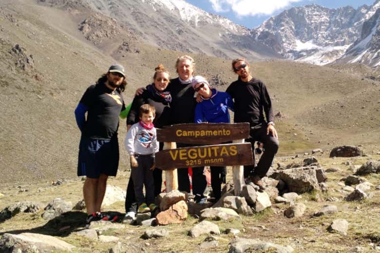 Trekking al campamento Las Veguitas del Cordón del Plata