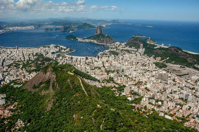 Paseo privado en helicóptero por Río de Janeiro