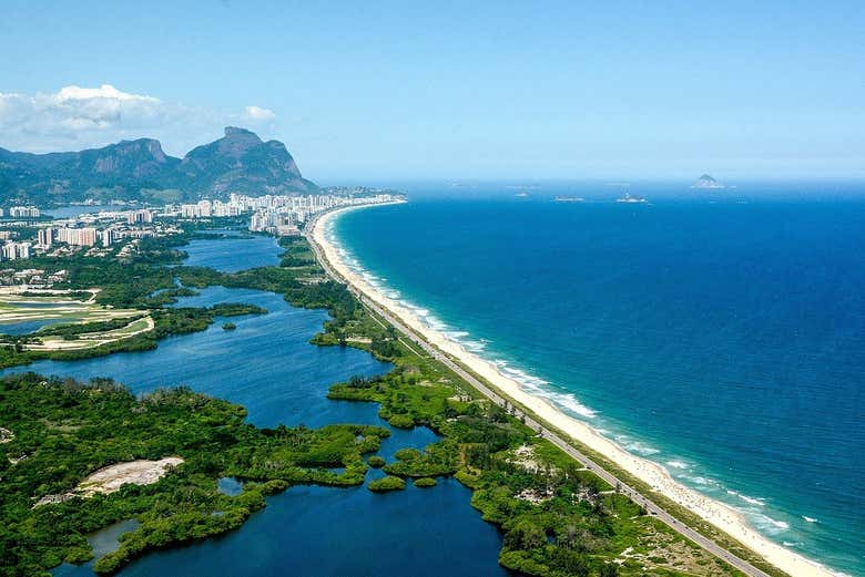 Paseo privado en helicóptero por Río de Janeiro