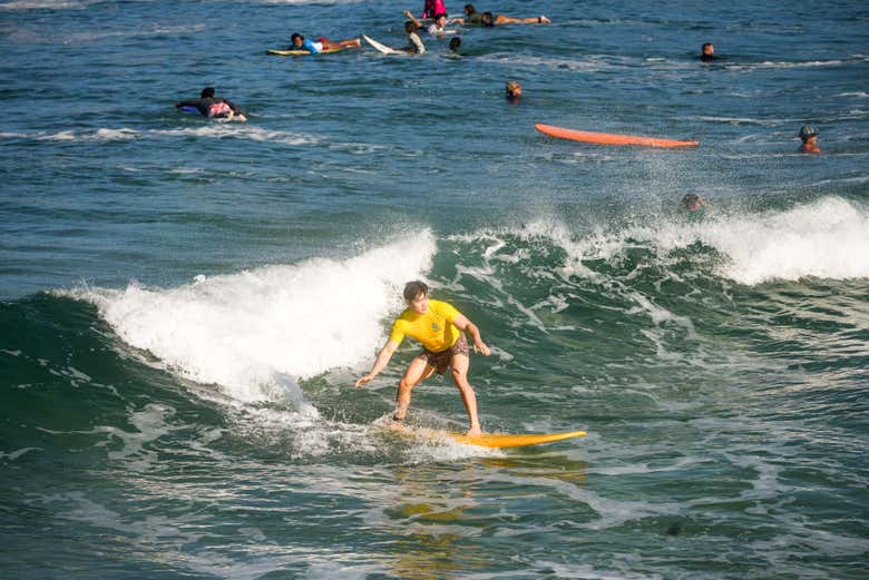 Curso de surf en Río de Janeiro