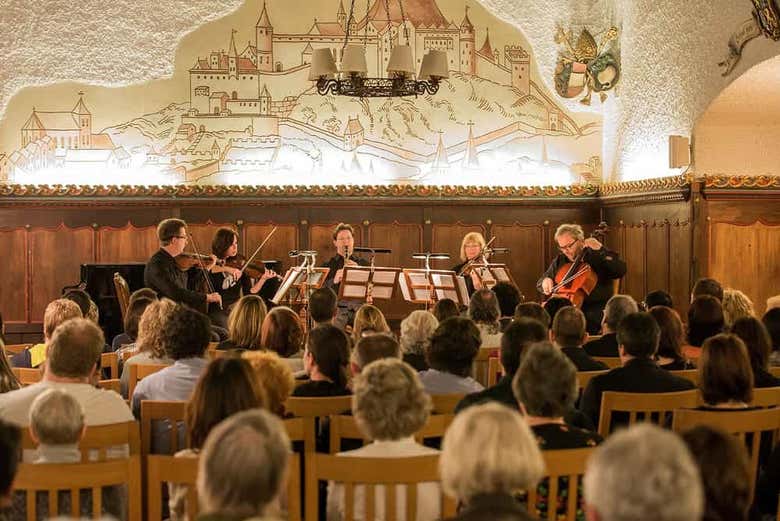 Cena y concierto de Mozart en la fortaleza Hohensalzburg