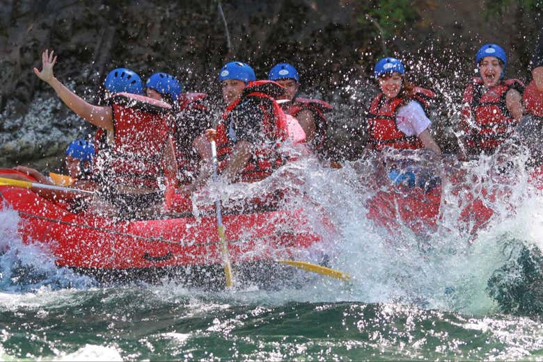 Rafting en el río Villegas