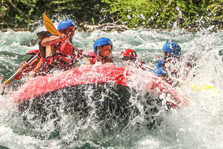 Rafting en el río Villegas