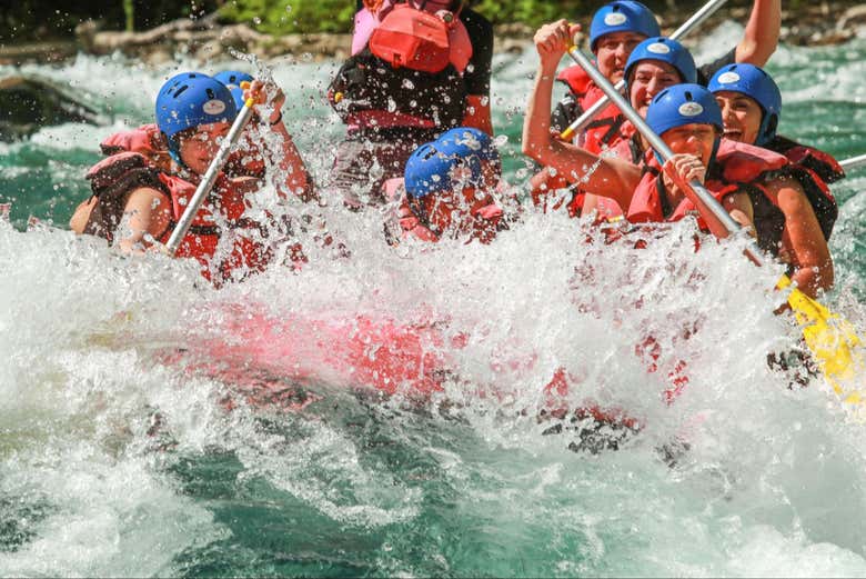 Rafting en el río Villegas