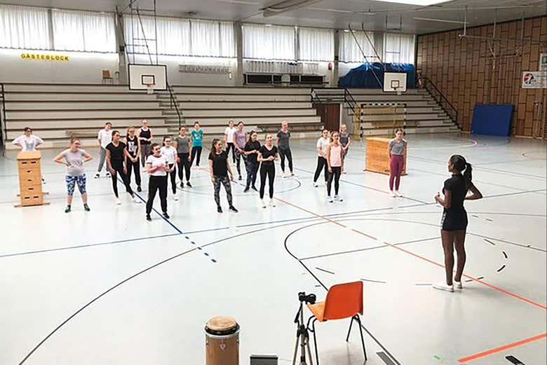 Clase de samba en Río de Janeiro