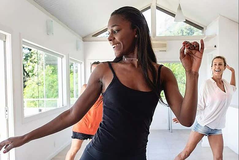 Clase de samba en Río de Janeiro