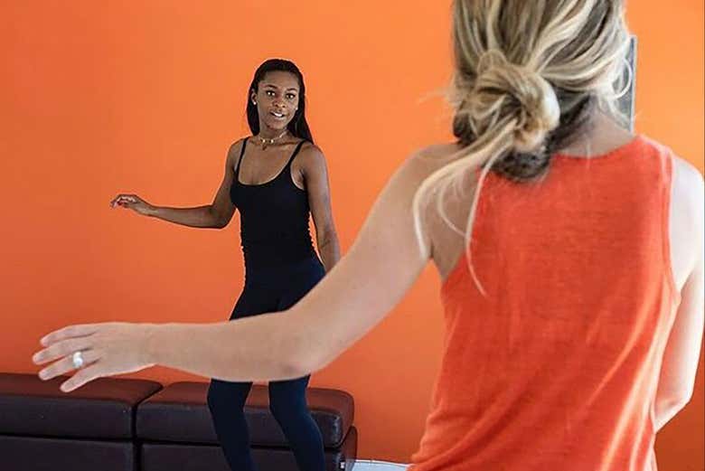 Clase de samba en Río de Janeiro