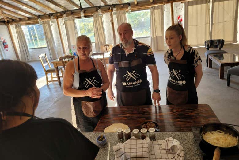 Taller de asado argentino en Mendoza
