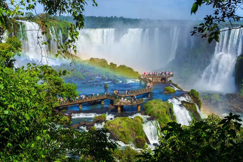 Entrada al lado brasileño de las Cataratas de Iguazú