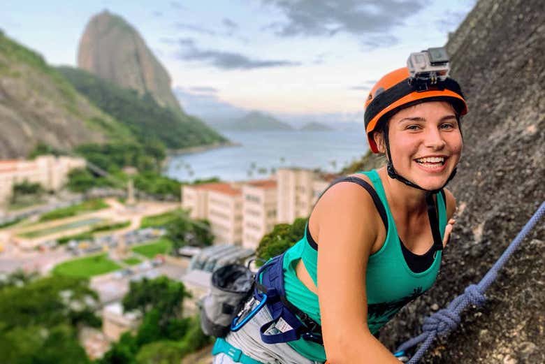 Escalada en el Morro de Babilonia