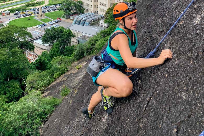 Escalada en el Morro de Babilonia