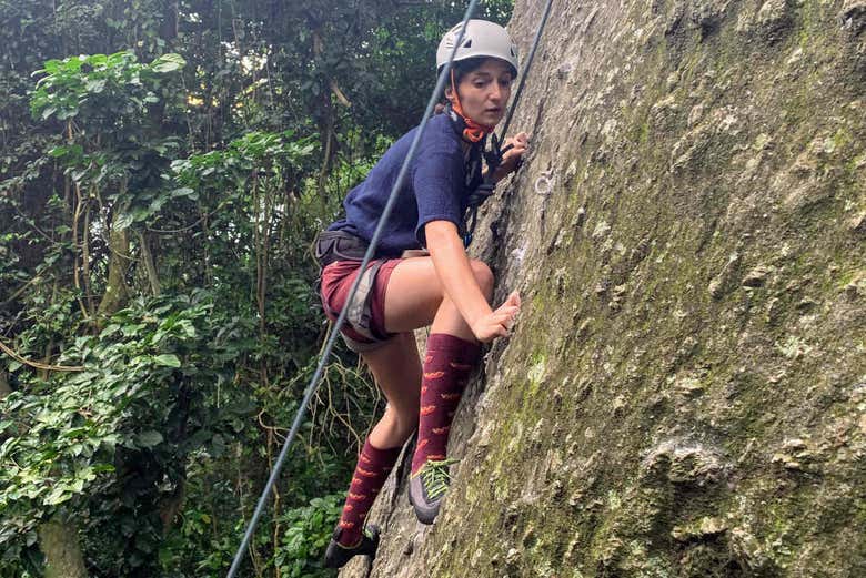 Escalada en el Morro de Babilonia