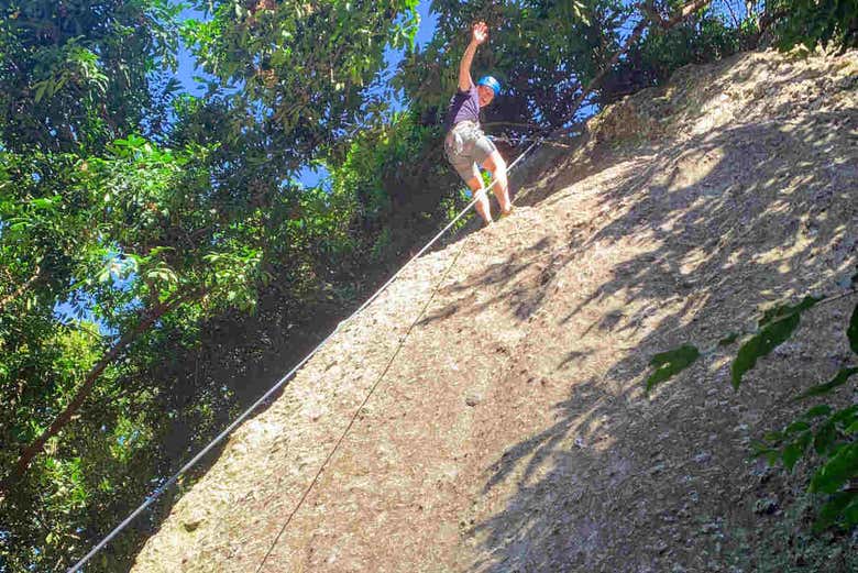 Escalada en el Morro de Babilonia