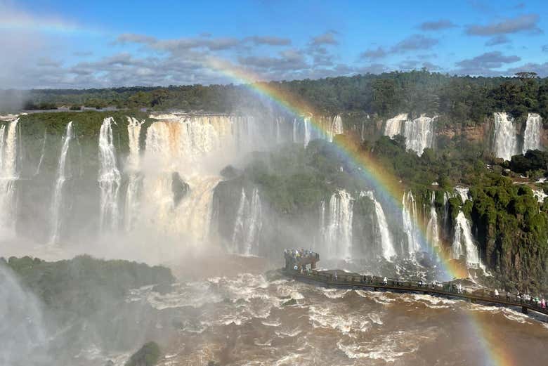 Cataratas de Iguazú, lados argentino y brasileño