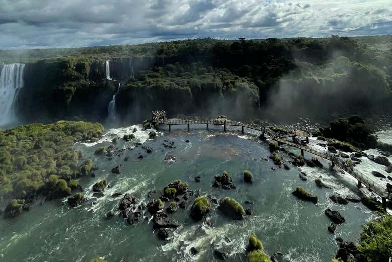 Cataratas de Iguazú, lados argentino y brasileño