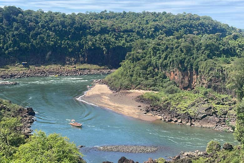 Cataratas de Iguazú, lados argentino y brasileño