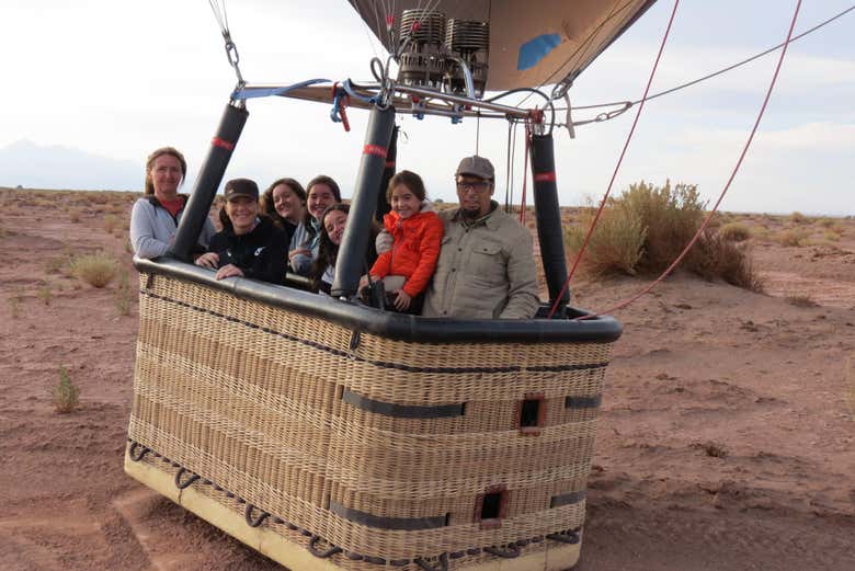 Paseo en globo por San Pedro de Atacama