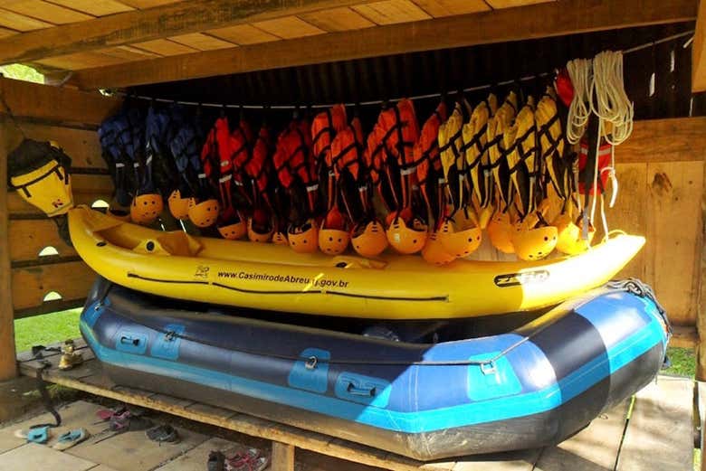 Rafting en el río Macaé