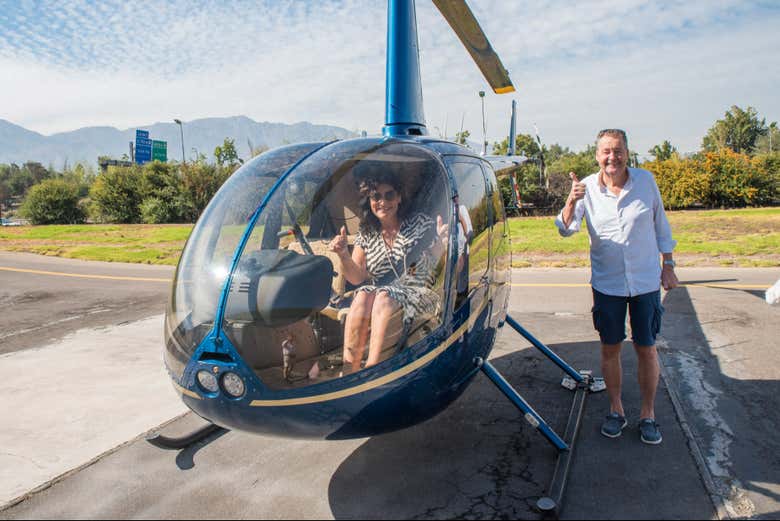 Paseo en helicóptero por Santiago de Chile
