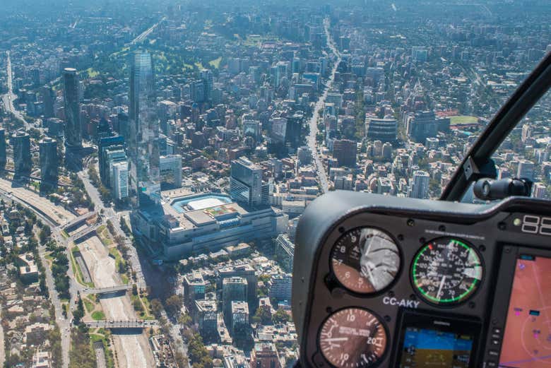 Paseo en helicóptero por Santiago de Chile