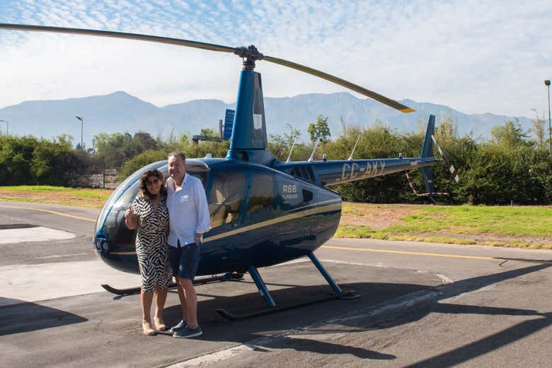 Paseo en helicóptero por Santiago de Chile