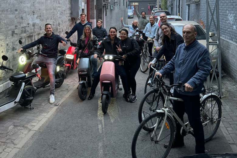 Tour en scooter o en bicicleta eléctrica por Pekín
