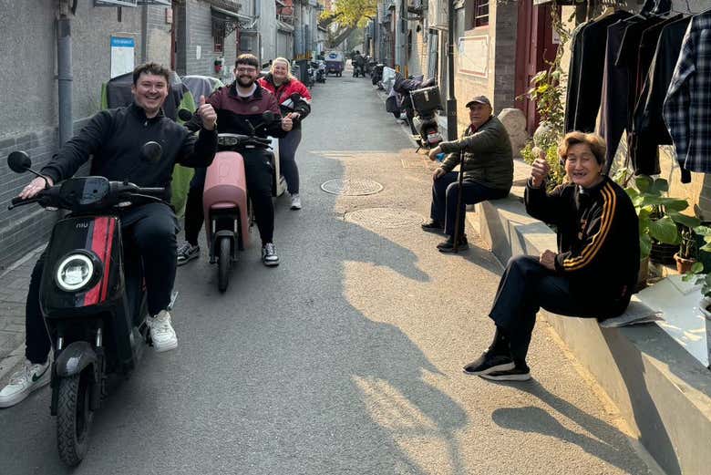 Tour en scooter o en bicicleta eléctrica por Pekín