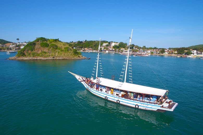 Tour por Búzios + Paseo en catamarán