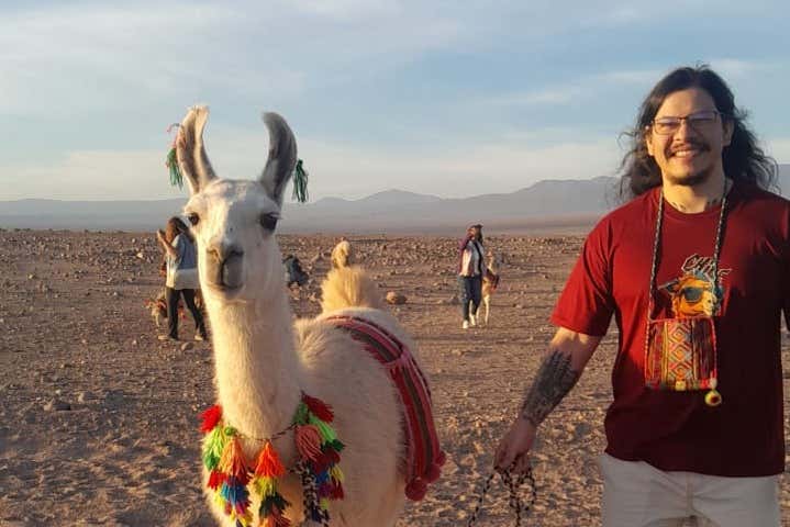 Senderismo con llamas + Ceremonia ancestral en el desierto de Atacama