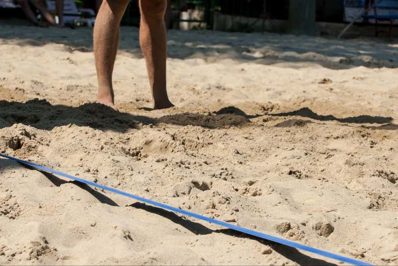 Futvóley en la playa de Copacabana