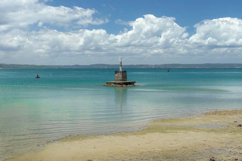Paseo en barco por las islas de Frades e Itaparica