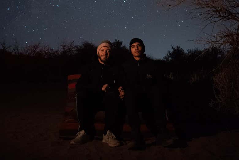 Observación de estrellas en el desierto de Atacama