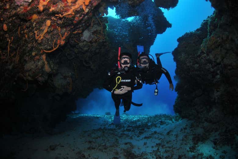 Bautismo de buceo en Búzios