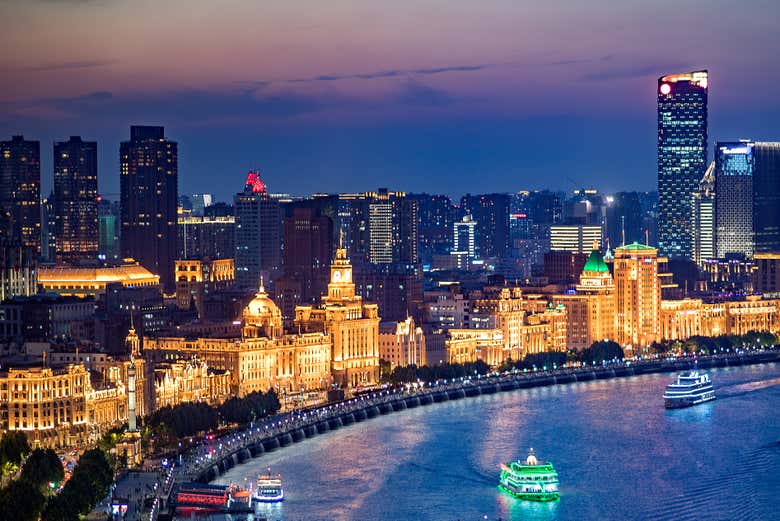 Tour nocturno por el Bund