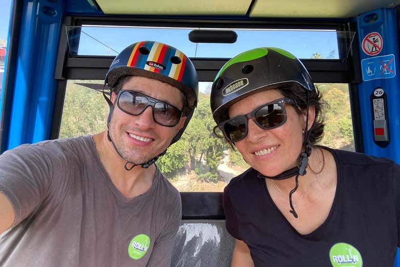 Tour en patinete eléctrico por el Cerro San Cristóbal