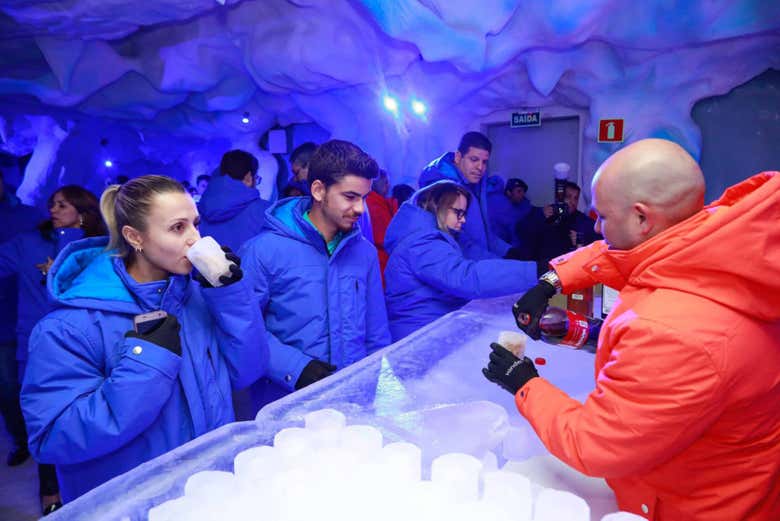 Entrada al Dreams Ice Bar