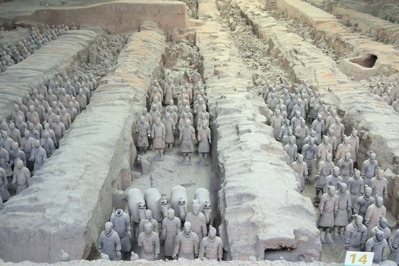 Entrada al Museo de los Guerreros de Terracota