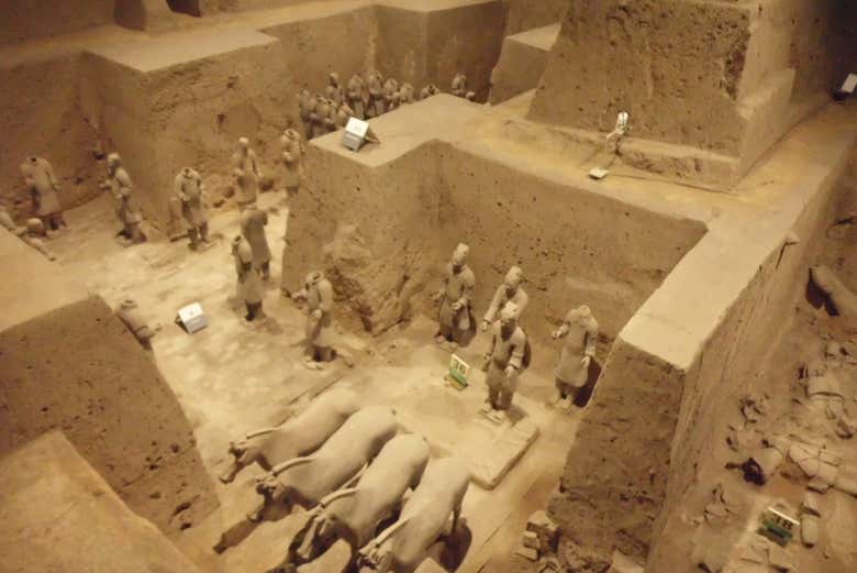Entrada al Museo de los Guerreros de Terracota
